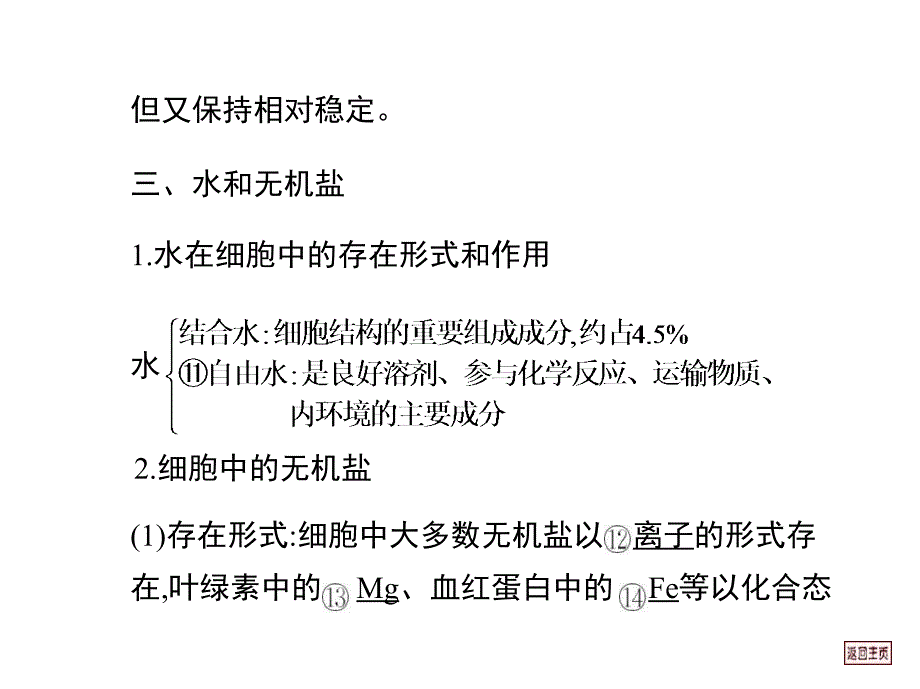 细胞中的元素和化合物细胞中的无机物_第4页