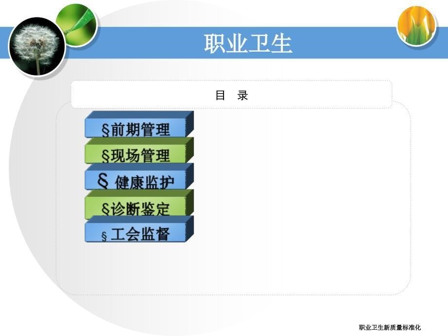 职业卫生新质量标准化课件_第5页