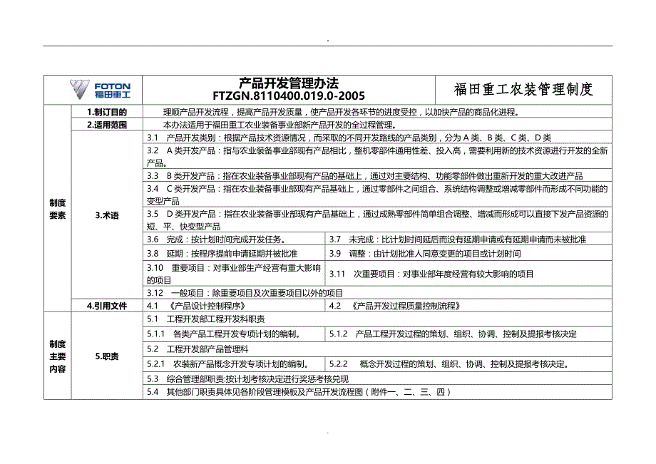 产品开发管理办法-()_第1页