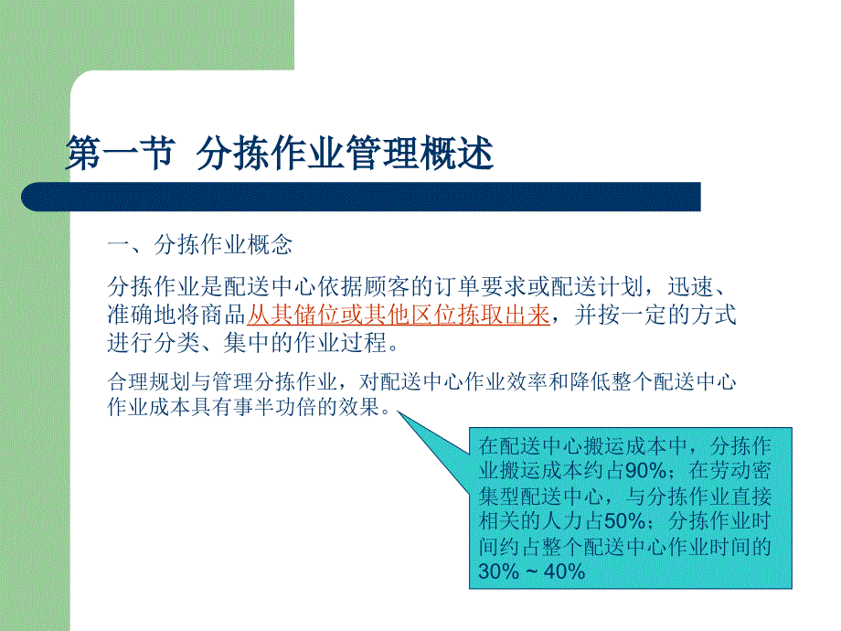 分拣作业管理课件_第2页