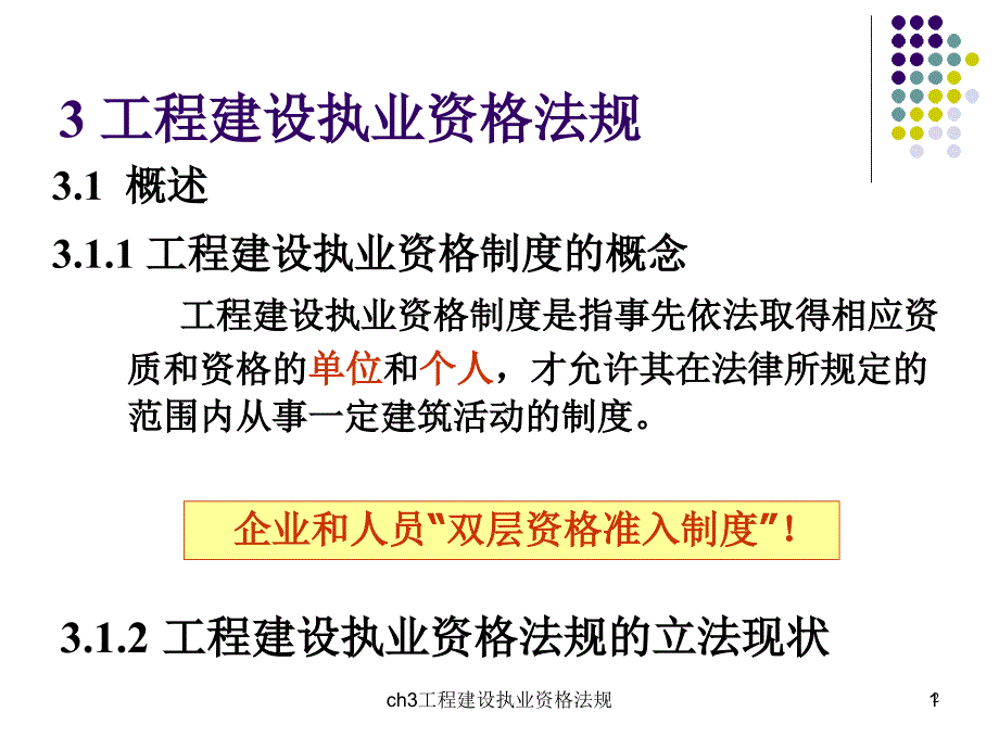 ch3工程建设执业资格法规课件_第1页