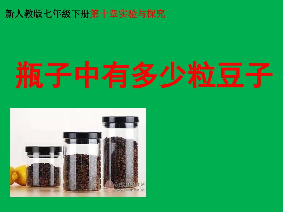 《实验与探究瓶子中有多少粒豆子》PPT课件2-七年级下册数学人教版_第2页