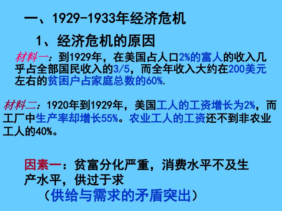 高中历史必修二经济第15课 大萧条和罗斯福新政_第3页