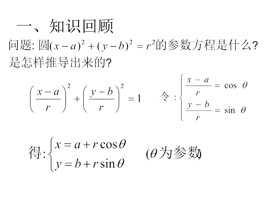 圆锥曲线的参数方程_第3页