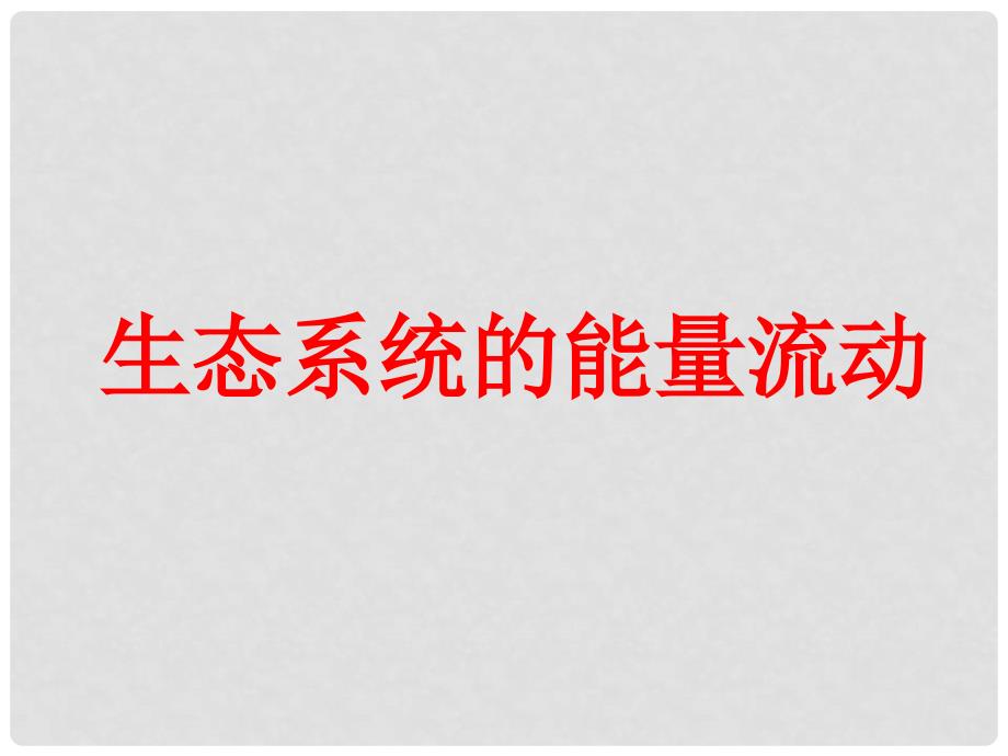 云南省弥勒县庆来中学高中生物 生态系统的能量流动3课件 新人教版必修3_第3页