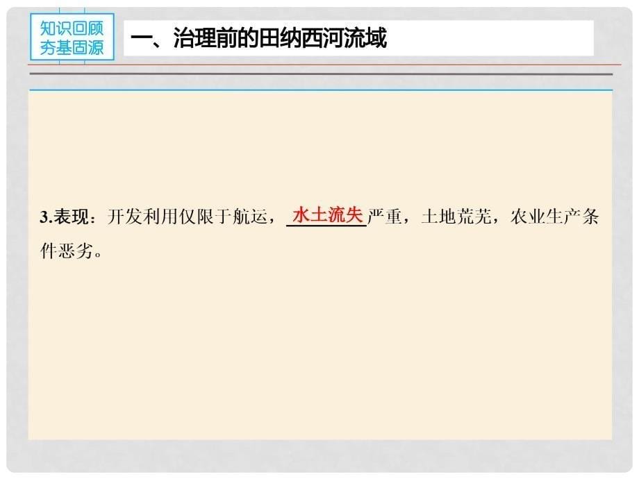 高考地理大一轮复习 专题10.3 流域综合治理与开发以田纳西河流域为例课件_第5页