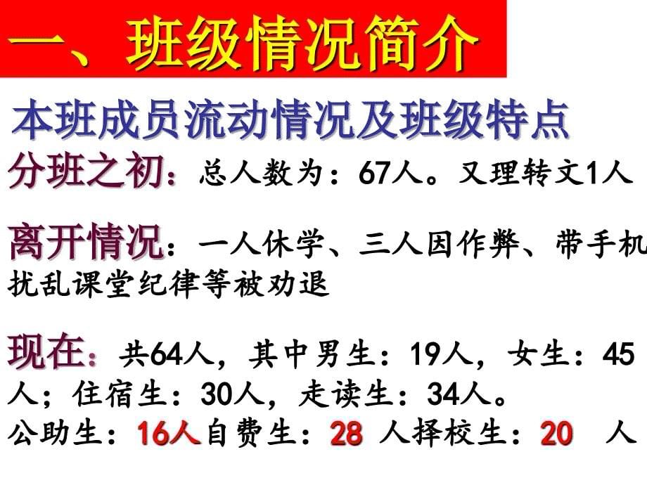 高一下期末高二开始第一次家长会课件_第5页