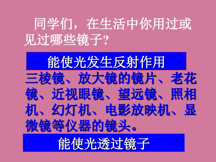 生活中的透镜及其应用ppt课件_第1页