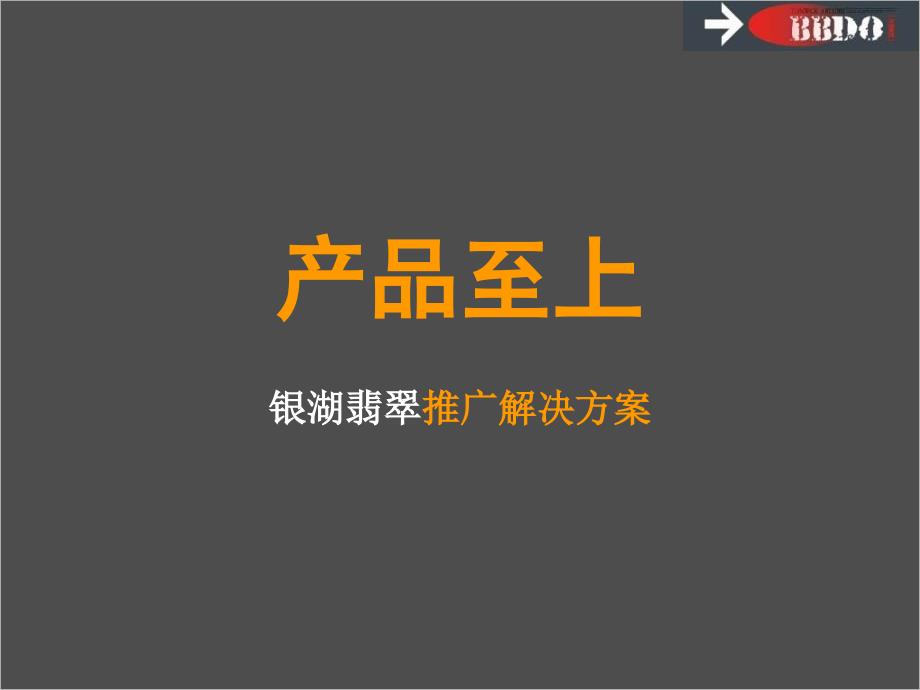 银湖翡翠广告推广提案85PPT_第2页