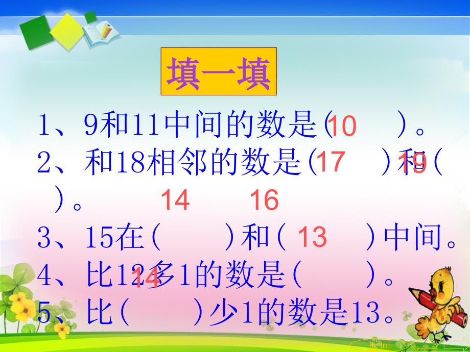 1新人教版一年级上册数学期末总复习课件_第4页