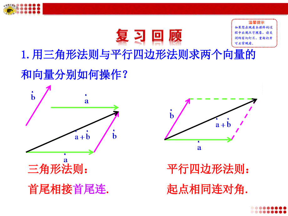 222向量减法运算及其几何意义_第2页