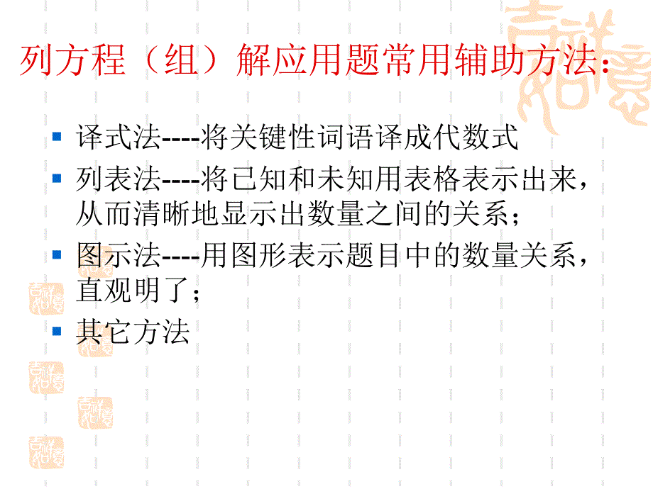 审分析题意找出已未知之间的数量关系和相等关系_第3页