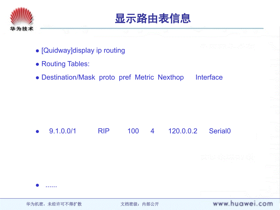 华为培训材料--路由协议基础ISSEU1.1课件_第3页