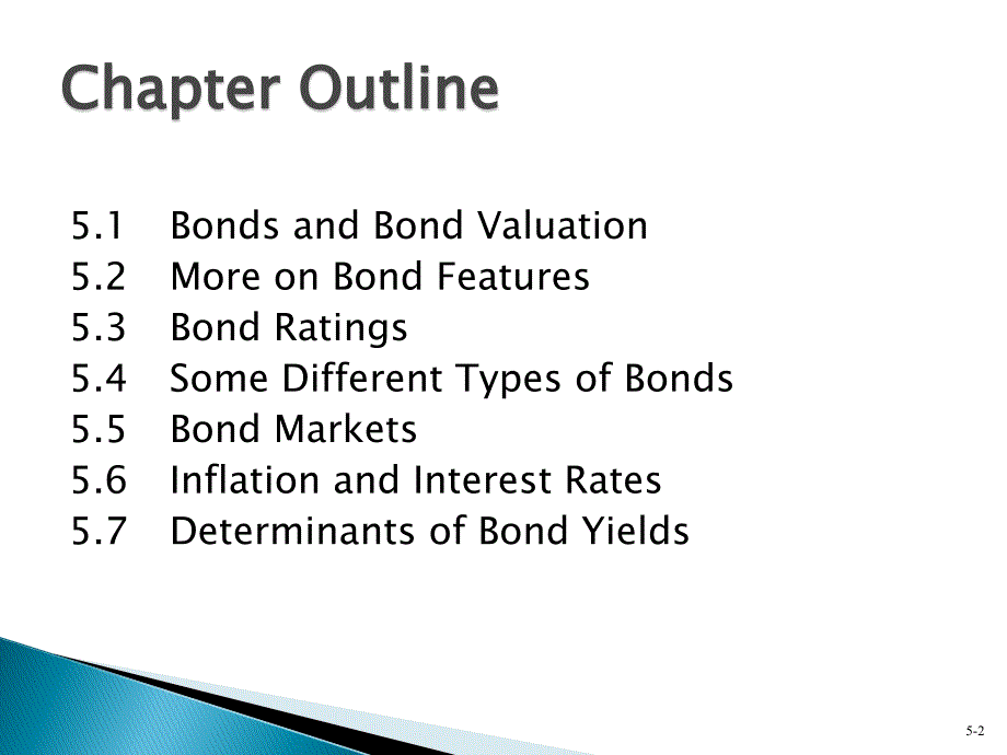 商业财务学英文版教学课件：Chap005 Interest Rates and Bond Valuation_第3页