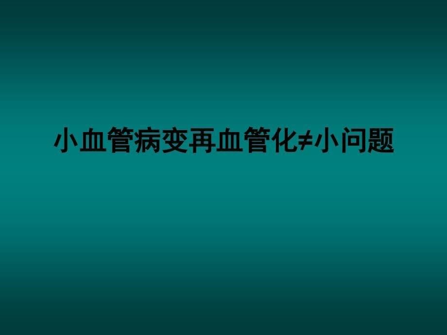 小血管病变介入技巧及器械选择_第5页