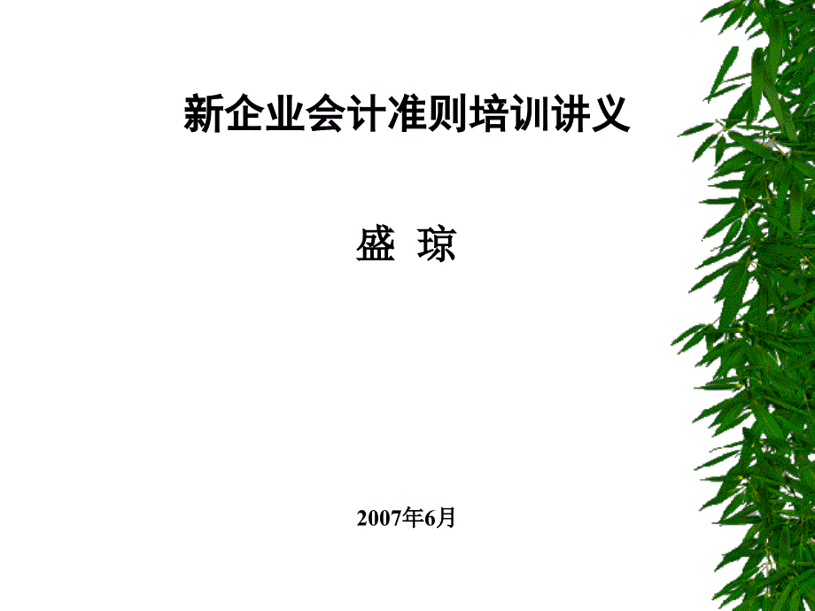 新会计准则培训_第1页