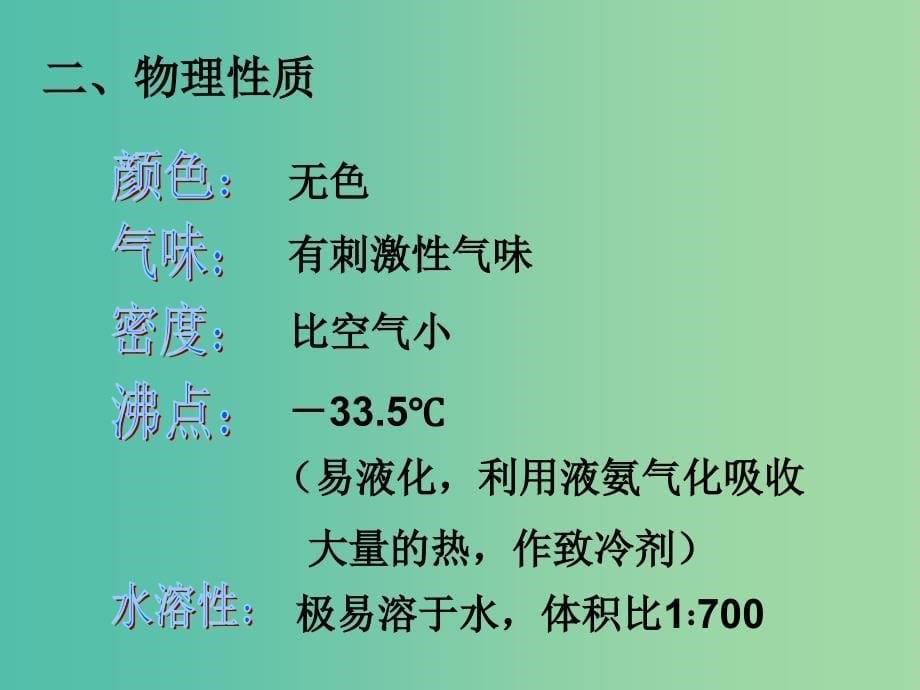 四川省成都市高中化学 专题 氨气-铵盐课件 新人教版必修1.ppt_第5页