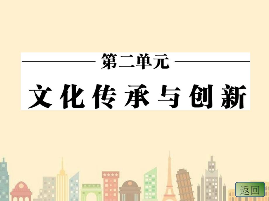 高中政治文化在继承中发展课件人教版必修_第2页