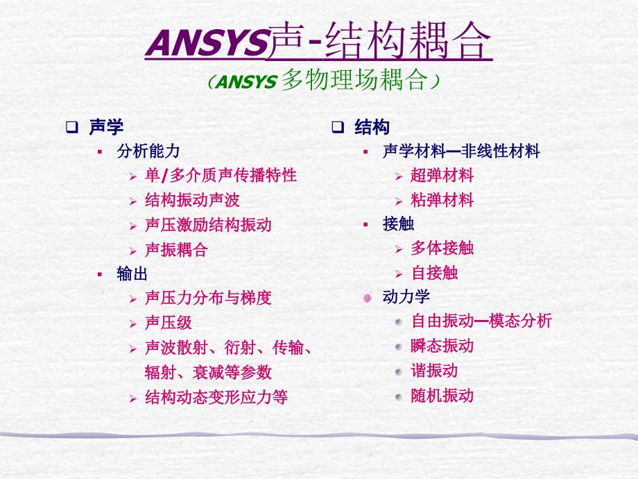 ANSYS结构声振耦合解决方案.ppt_第4页