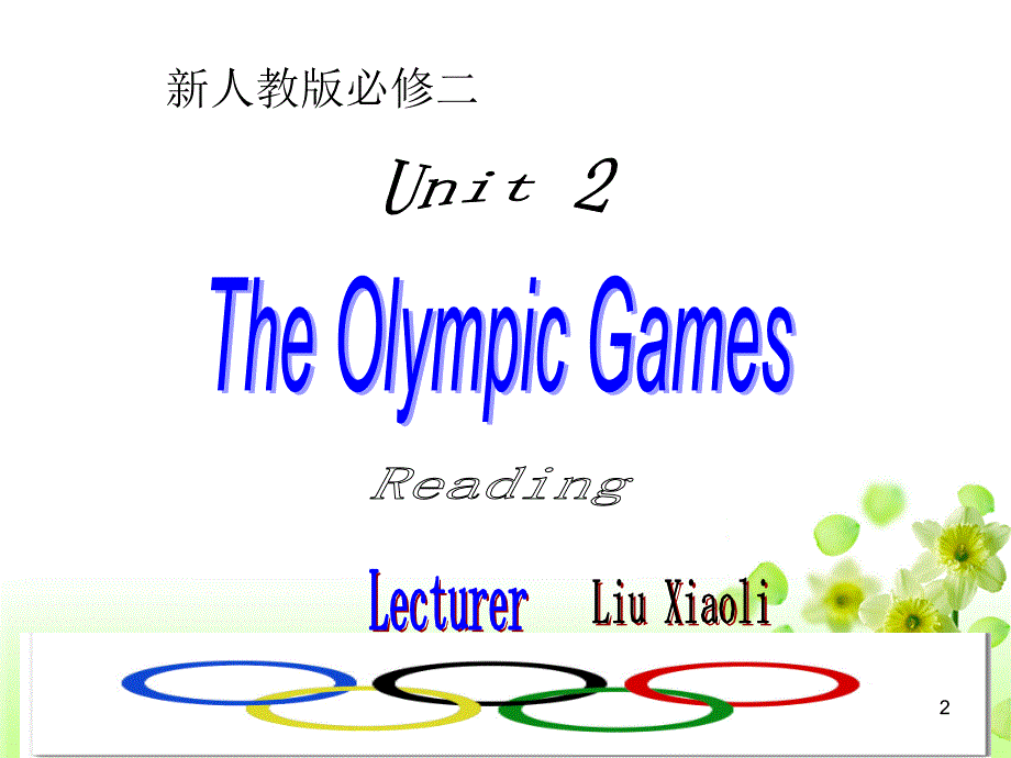 高中英语必修2Unit2 Reading——An interview示范课课件(旬邑中学 刘小莉)_第2页