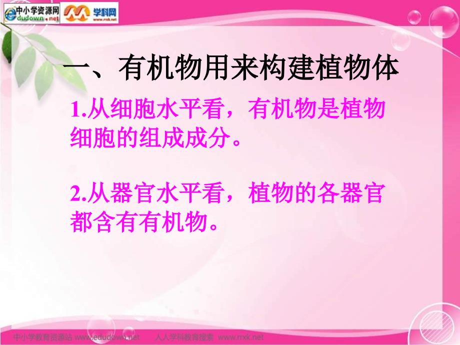 人教版生物七上第二节 绿色植物对有机物的利用 课件_第4页