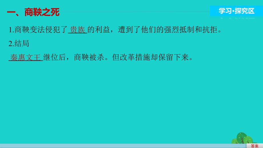 高中历史 第二单元 商鞅变法 3 富国强兵的秦国课件 新人教版选修1_第3页