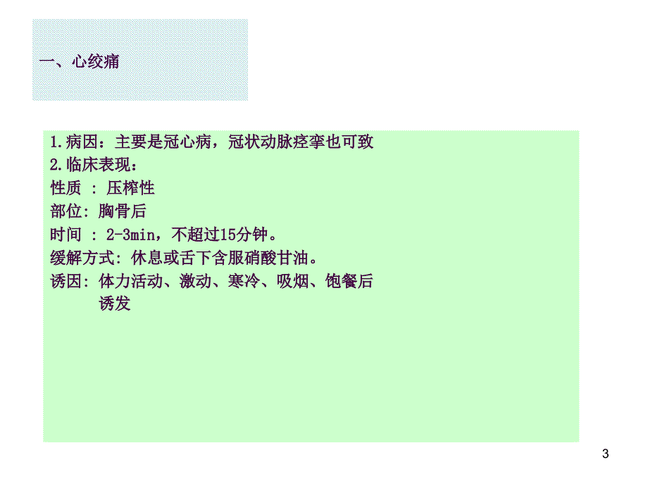 冠心病护理ppt课件_第3页