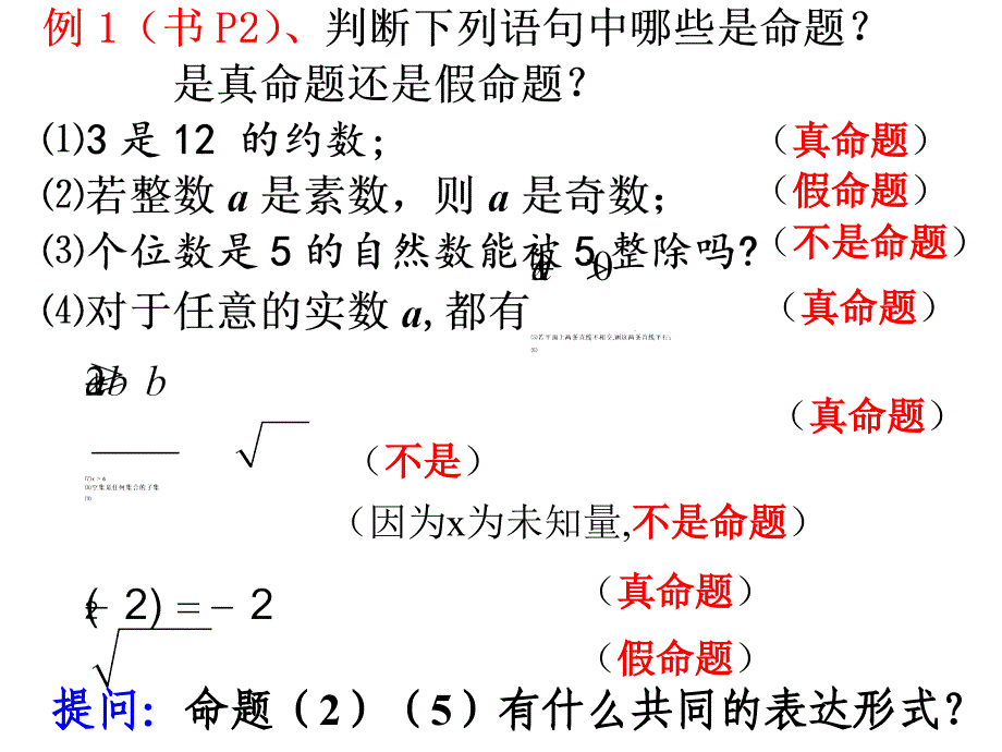 人教版高中数学命题及四种命题_第4页