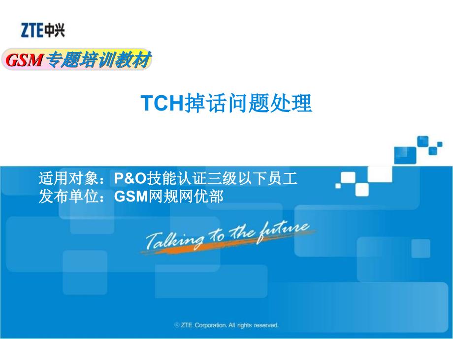 GSM006-TCH掉话问题处理_第1页