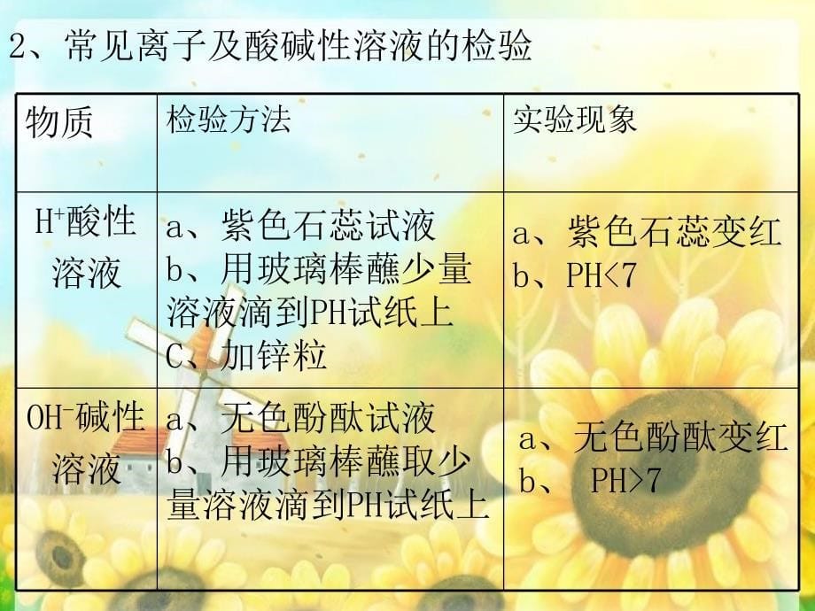 物质的检验与鉴别初三化学课件_第5页