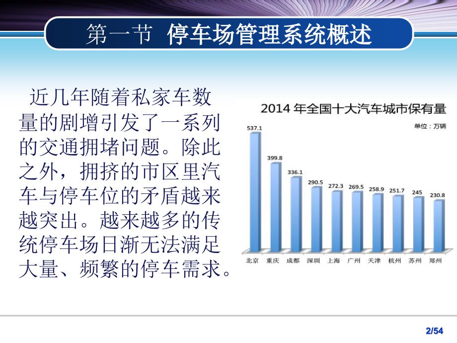 智能停车场管理系统分析课件_第2页