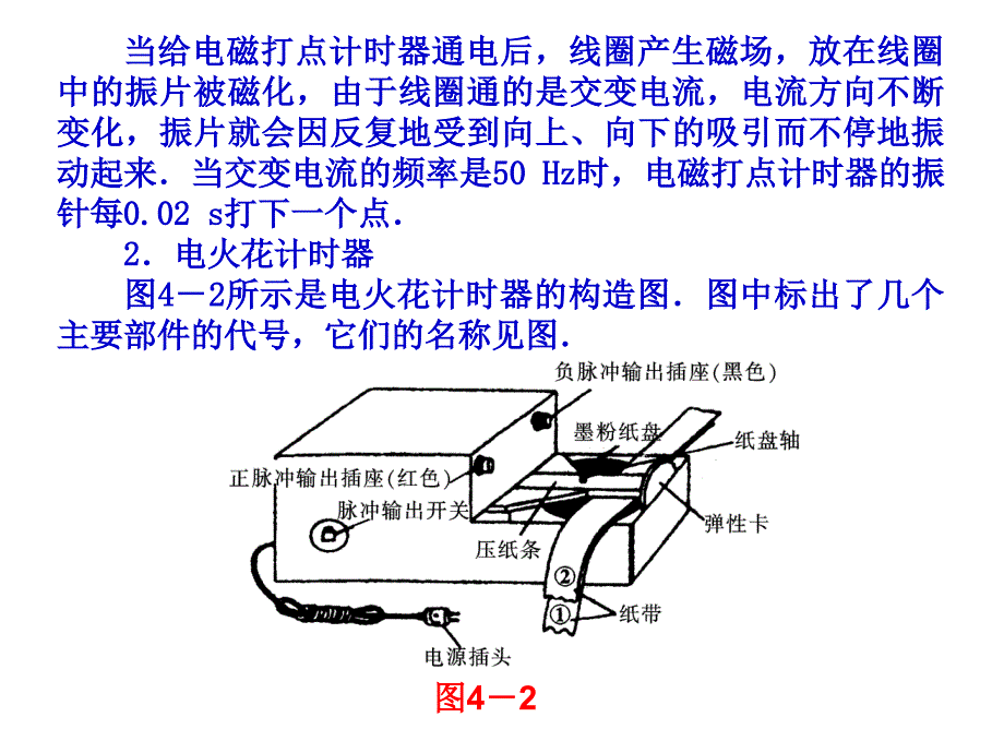 必修一第一章第四节实验用打点计时器测速度_第2页