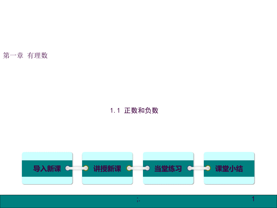 1.1正数和负数2ppt课件_第1页