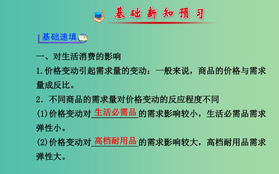 高中政治 1.2.2价格变动的影响课件 新人教版必修1.ppt_第4页