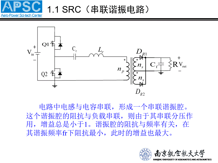 南京航空航天大学半桥LLC谐振变换器设计仿真_第4页