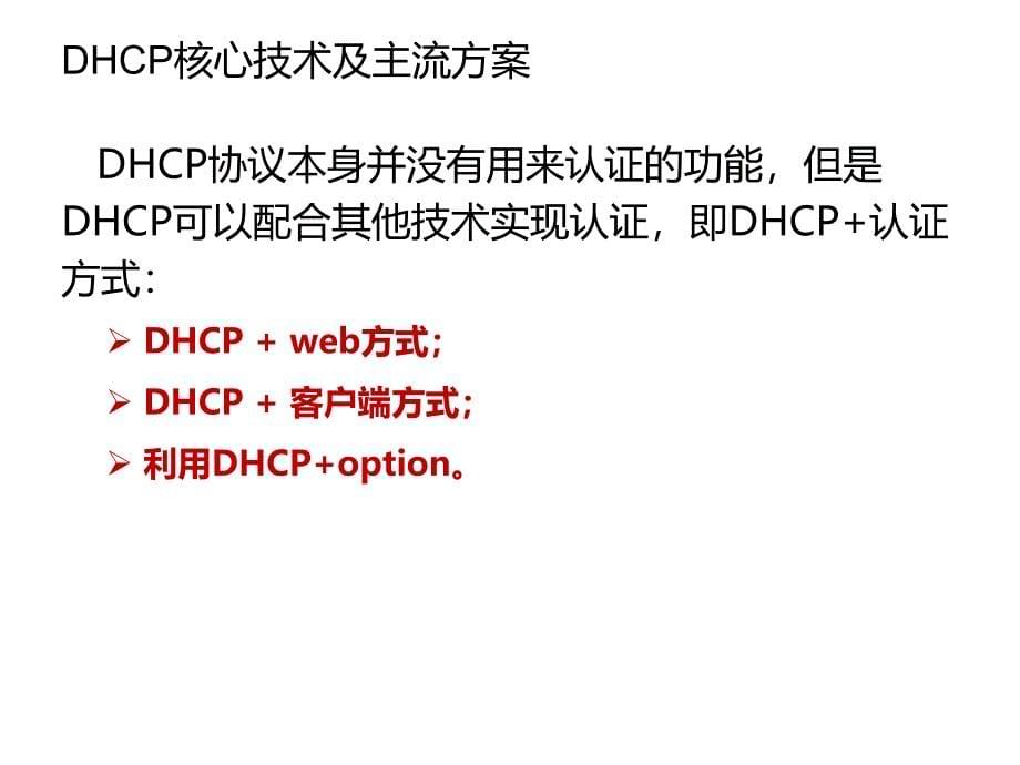 基于DHCP的宽带多业务接入认证与地址管理解决方案_第5页