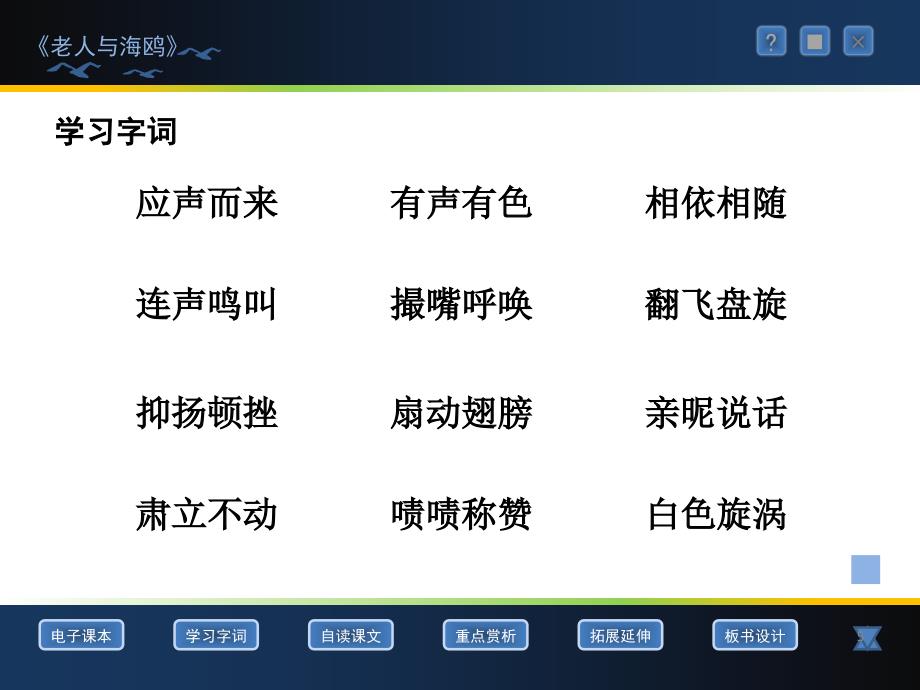 老人对海鸥无私的爱的语句.ppt_第4页