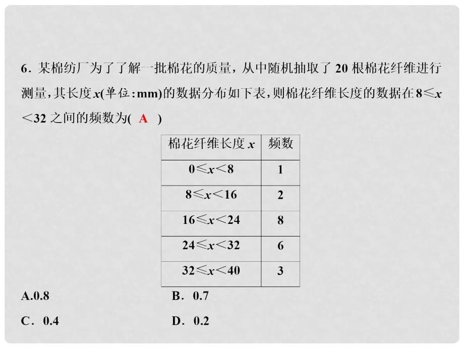 七年级数学上册 双休自测七（6.16.4）课件 （新版）北师大版_第5页