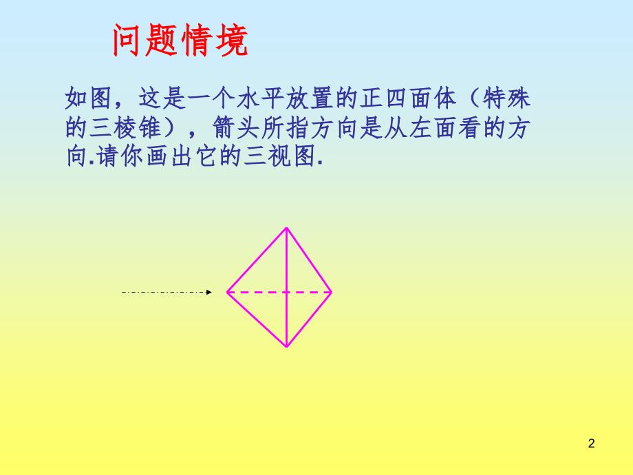 探索三棱锥的三视图准确画法课堂PPT_第2页