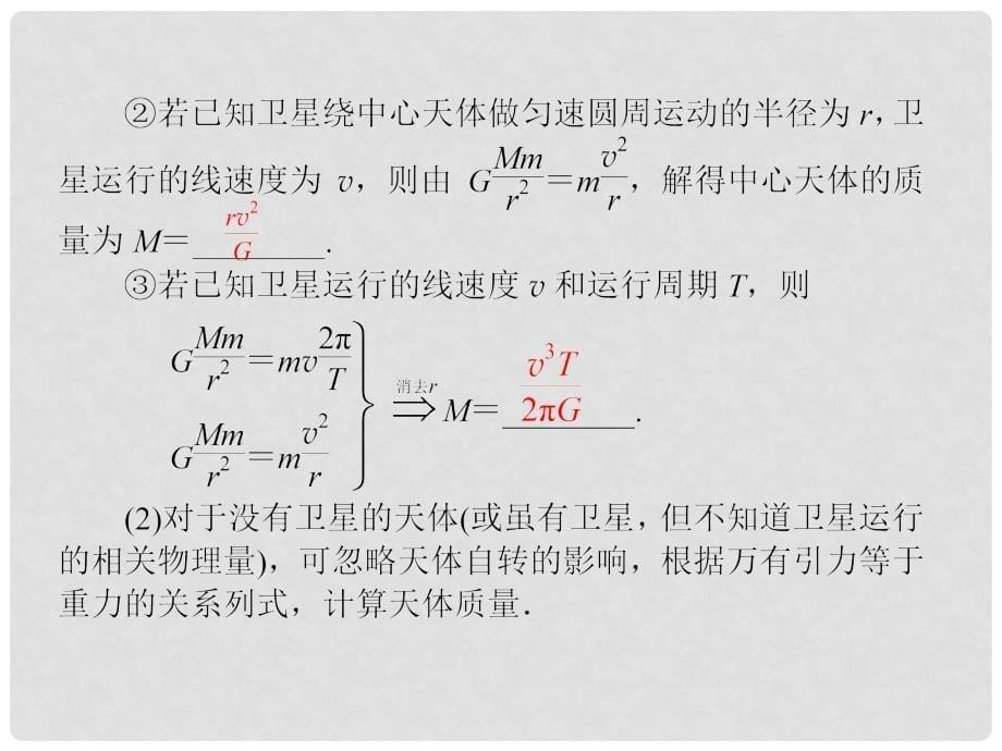 高中物理（情景切入+课前导读+问题探究+知能演练）第6章 第4节 万有引力理论的成就 新人教版必修2_第5页