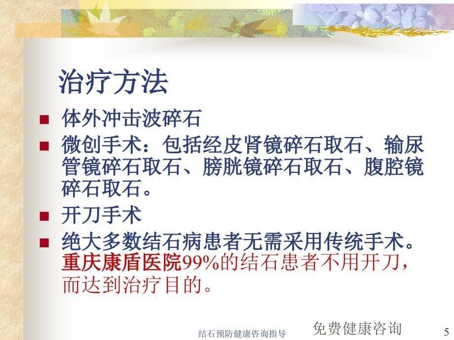 结石预防健康咨询指导课件_第5页