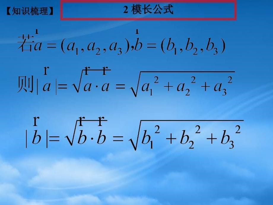 高三数学空间向量及其坐标运算复习课件新人教_第5页