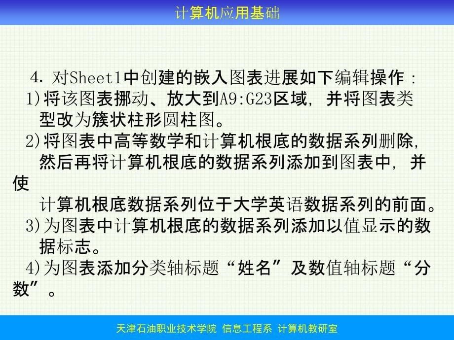 实验3制作图表对报表进行页面设置ppt课件_第5页