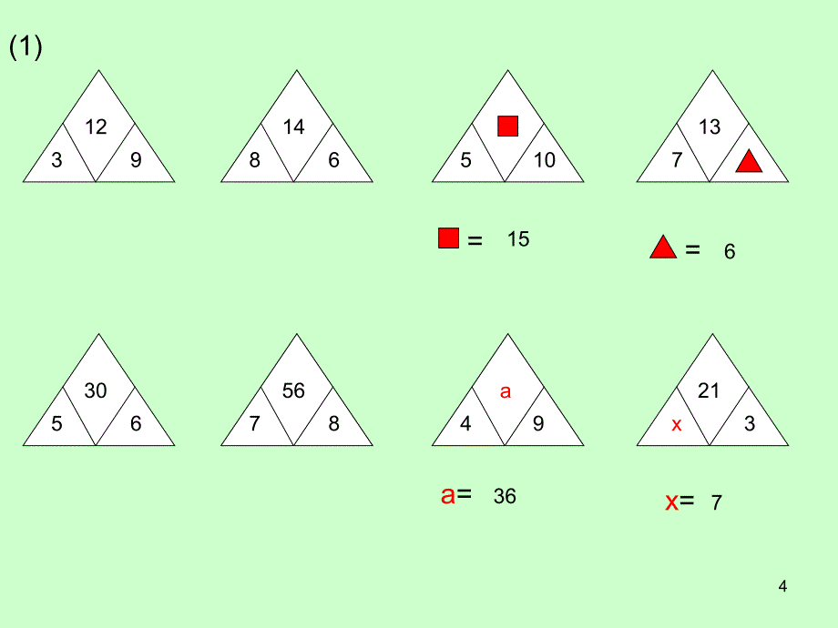 五年级数学上用字母表示数缇梅_第4页