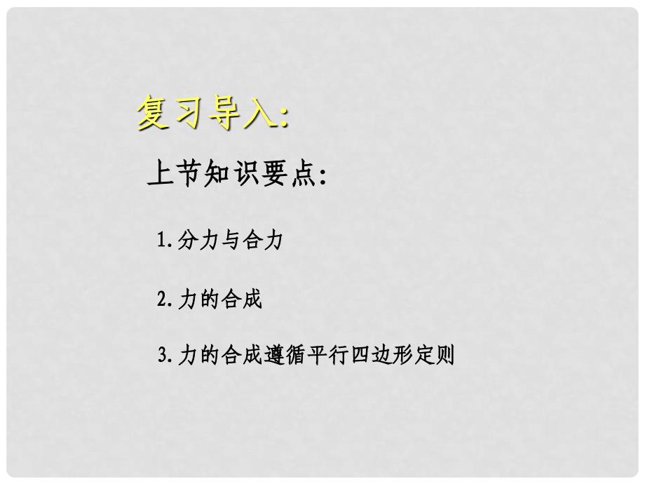 河北省迁安一中高中物理 力的分解3课件 新人教版必修1_第2页