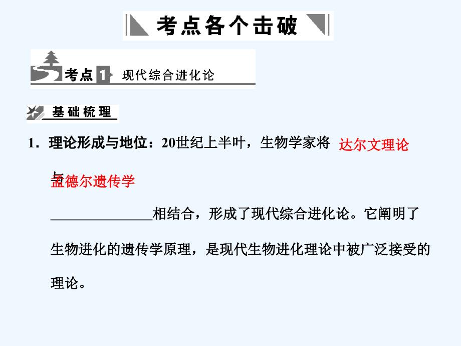 【创新设计】2011届高考生物一轮复习 4遗传变异与进化课件 中图版必修2_第2页