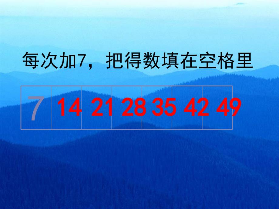 人教版二年级数学上册《7的乘法口诀》PPT课件_第3页