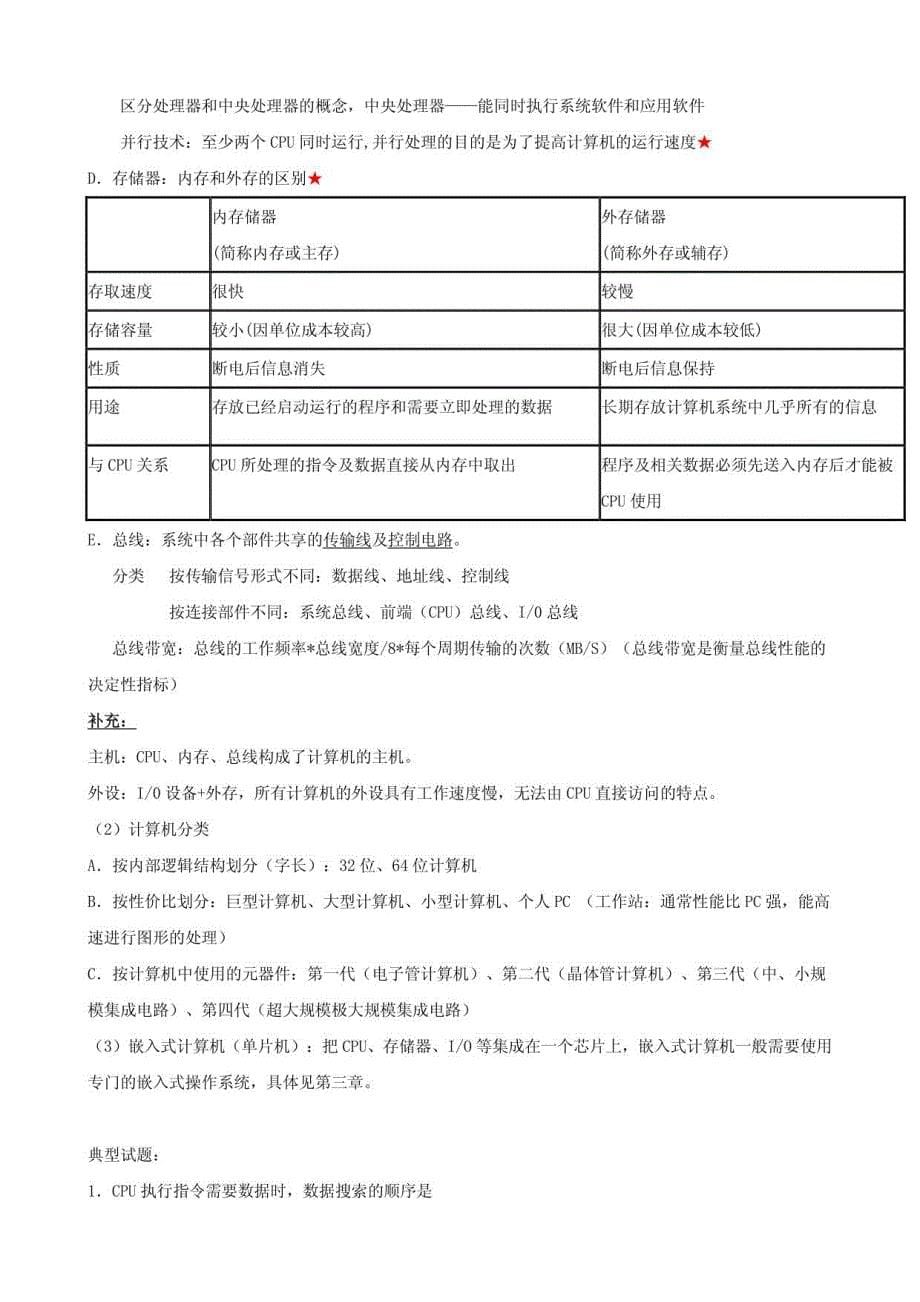 2017专转本计算机知识点_第5页