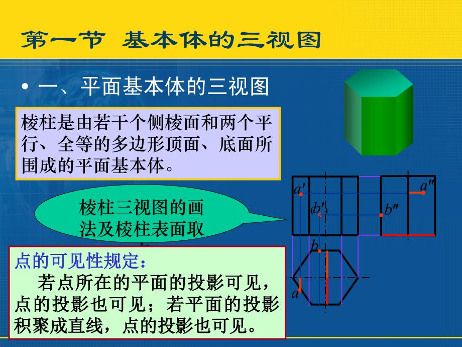 机械制图 基本体的三视图以及截交线和相贯线的画法_第4页