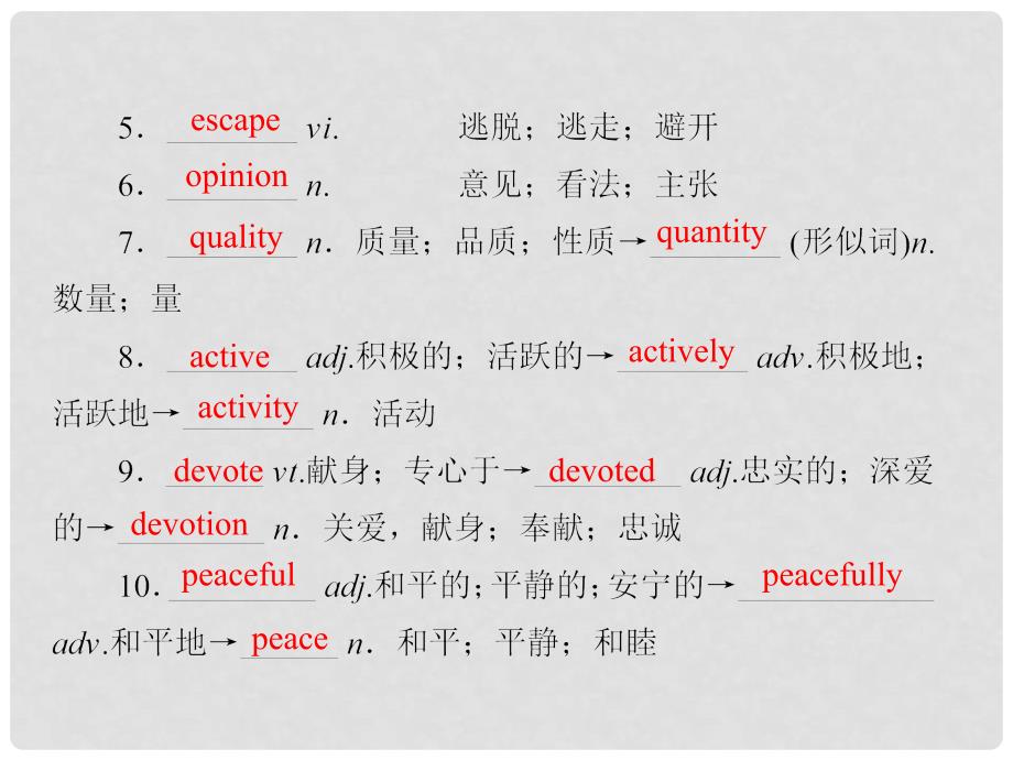 高考英语一轮复习 模块复习方略 第1部分 必修1 Unit5 Nelson Mandelaa modern hero课件 新人教版必修1_第3页